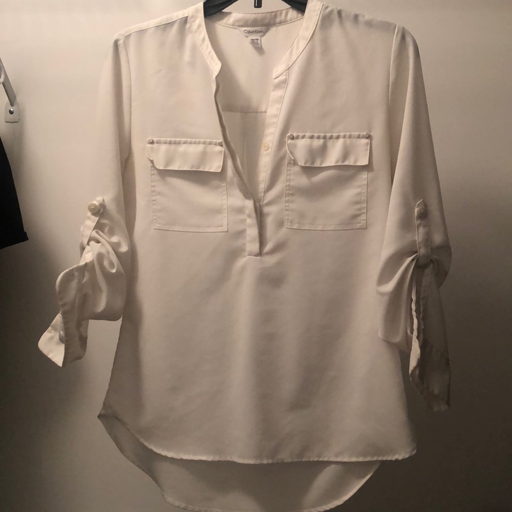 Calvin Klein White Blouse